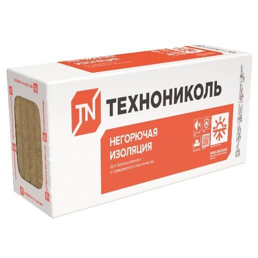 Базальтовая вата Технониколь Техновент Стандарт 1200х600х80 мм 5 плит