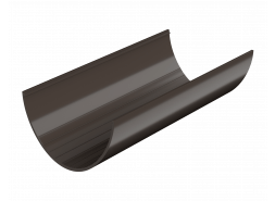 ТН ПВХ желоб, темно-коричневый, глянец (3м), шт.